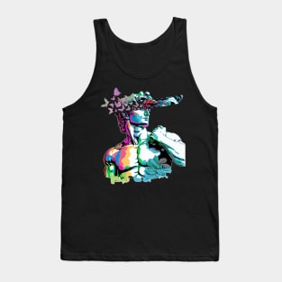 Statue of David with Butterflies Tank Top